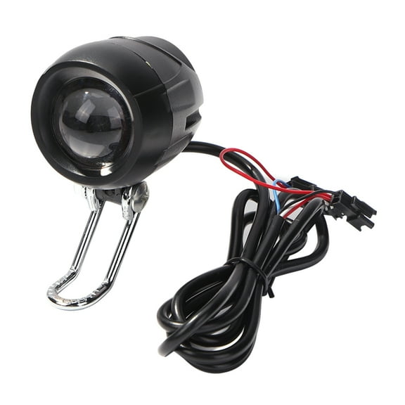 Huhudde 2 in 1 Electric Scooter Horn Headlight for Kugoo Motorcycle Bicycles Front Light Lamp with