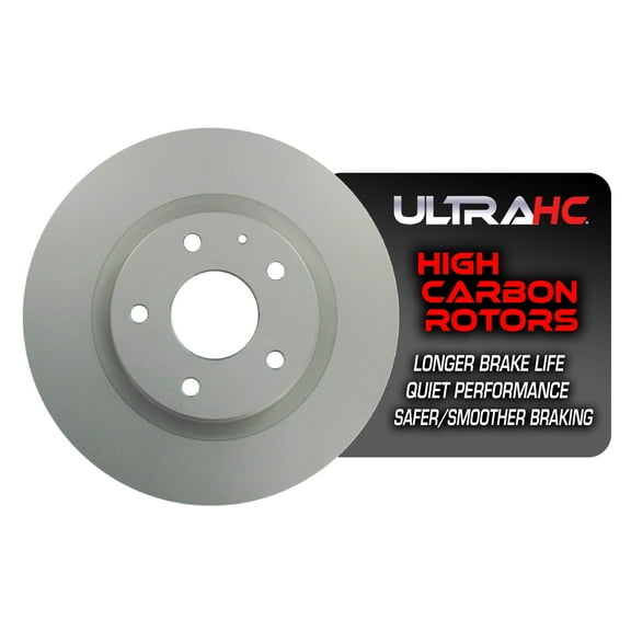 UltraHC Coated High Carbon Brake Rotor, Front UR001461, Mazda CX-3 2021-2016