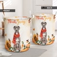 thumbnail image 2 of Happy Thanksgiving Great Dane with Turkey Pumpkins Autumn Vibes Foldable Laundry Basket Danes Dog Lover Gifts Organizer Storage with Handles - 12018, 2 of 5