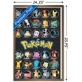 thumbnail image 2 of Pokemon - All Time Favorites Wall Poster, 22.375" x 34", Framed, 2 of 3