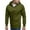 Army Green, variant on BFHHYA Boys Zip-Up Hooded Jacket Light Fleece Long Sleeve Athletic Sweatshirt Casual Outerwear with Zip Pockets, for After-School Activities (5-15Y)