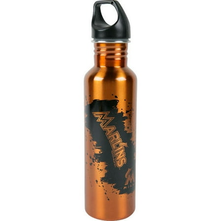 MLB - Miami Marlins Stainless Steel Water Bottle