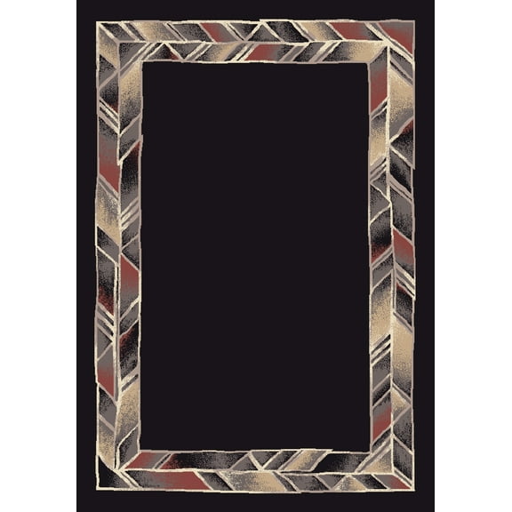 Milliken Innovations Area Rug ZUNI ONYX Zuni Onyx Feather Faded 7' 8" x 10' 9" Rectangle