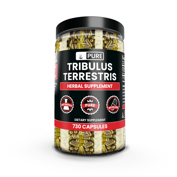 Pure Original Ingredients Tribulus Terrestris, No Magnesium Or Rice Fillers, Always Pure, Lab Verified 730 Capsules