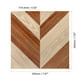 thumbnail image 2 of Pelar y Pegar Piso Pared Azulejos Pegatina, 10 Uds 8x8 Autoadhesivo Madera Grano Piso Pegatinas Mate Frostado Piso Baldosas para Cocina Baño y Hogar Decoración, Beige+Marrón, 2 of 7