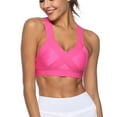 thumbnail image 3 of Yuyuzo Sports Bras for Women High Support Seamless Wireless Racerback Running Comfy Active Crop Tank Tops, 3 of 7
