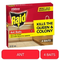 Raid Ant Baits Indoor Ant Insect Killer Traps, 0.12oz, 4 Count