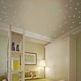 thumbnail image 5 of 100 Pcs Colorful Glow in The Dark Luminous Stars Fluorescent Noctilucent Plastic Wall Stickers Murals Decals for Home Art Decor Ceiling Wall Decorate Kids Babys Bedroom Room Decorations,Blue, 5 of 6