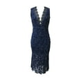thumbnail image 5 of NMMUED Western Dress Bodycon Dresses for Women Lace Dress Long Dresses for Women Festival Dress, Navy L, 5 of 5