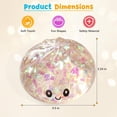 thumbnail image 2 of Glitter Dumpling Squishy, Dumpling Squishies Mystery Box, Viral Bao Bun Squeeze Toys, Colorful Sensory Fidget Toys for Stress Relief, Stretchy Desk Toys, Party Favor Gift for Teens & Adults  (White), 2 of 7