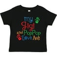 thumbnail image 3 of Inktastic My Gigi and Poppop Love Me Boys or Girls Toddler T-Shirt, 3 of 5