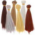 thumbnail image 4 of MasteelfCA 6 Pcs Perruque Lisse pour Poupée Fille Cadeau Mode Longue Lisse Remplacement de Cheveux Perruque, 4 of 8