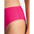 thumbnail image 3 of Time and Tru Women's and Women's Plus Mid Rise Bikini Bottoms, Sizes XS-3X, 3 of 5