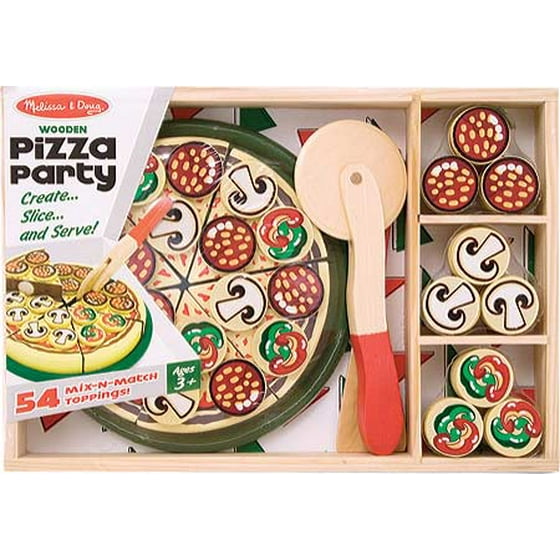 Melissa Doug Party Wooden Play Food Set Com