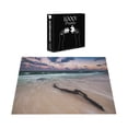 thumbnail image 5 of Ambesonne Driftwood Jigsaw Puzzle, Driftwood on Beach, Heirloom-Quality Fun Activity for Family Durable Cardboard, 1000 pcs, Sand Brown Apricot, 5 of 5