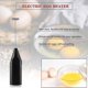 thumbnail image 5 of Inicio Cocina Eléctrica Batidora Huevos Mini Batidora Café Leche Acero Inoxidable Rosa, 5 of 5