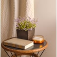thumbnail image 3 of 10 in. Mauve Lily-of-the-Valley Flowers in Wood Box, 3 of 4