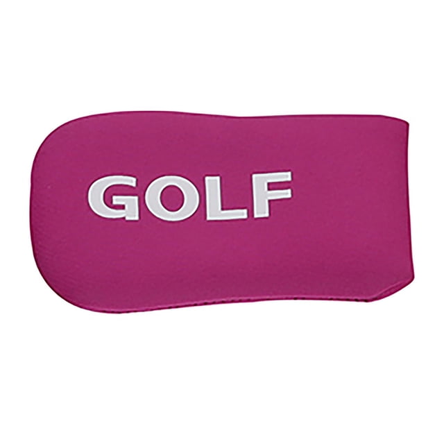 Almencla Golf Mallet Putter Head Cover Golfer Equipment Protective Golf Putter Covers Rose Red