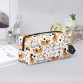 thumbnail image 6 of Uemuo Cute Dog Pattern Portable Toiletry Bags with Handle, Waterproof travel Make up Bags for Women, Large Capacity Travel Cosmetic Bags, 6 of 9