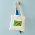 thumbnail image 4 of CafePress - 1970 Botswana Giraffe Christmas Postage Stamp Tote - Unisex Canvas Tote Bag, Beige, 1-Piece, 4 of 6