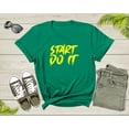 thumbnail image 5 of Start Do It Motivational Incentive Encouraging Slogan Text T-Shirt Cool Motivation Quote Lover Gift for Men Women Kids Boys Girls Tshirt, 5 of 8