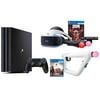Restored PS4 Shooter Bundle PlayStation 4 Pro 1TB Console VR Headset Farpoint Aim Controller Doom Camera 2 Move Motion (Refurbished)