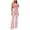 Pink, variant on Jumpsuits for Women Fashion Bib Pants Overalls Baggy Rompers Women's Loose Chest Hair Wrapped Wool Collar Belt Fitted Dress Pants Jumpsuit Overalls Women