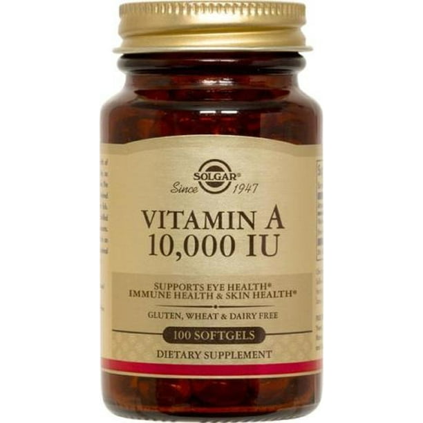 Vitamin A 10,000 IU Solgar 100 Softgel
