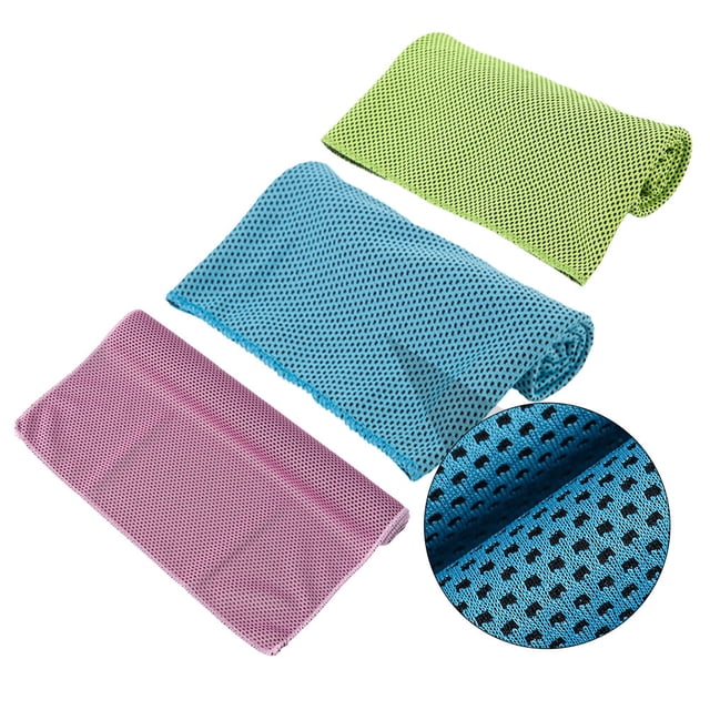 CTIRCHIU 3Pcs Quick Dry Towel Cool Cold Towel Assorted Color for Camping