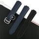 thumbnail image 4 of Correa de reloj de lona de nailon para Cartier Blue Balloon WSBB0027 WSBB0025, correa de reloj de cuero para hombre y mujer, pulsera de 18-11 mm y 20-12 mm, 4 of 5