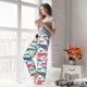 thumbnail image 5 of Fotbe Colorful Shark Pantalones de Pijama para Mujer, Pantalones de Dormir, Pantalones Pj con Cordón y Bolsillos-Large, 5 of 6