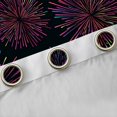 thumbnail image 4 of Feelyou Teens Magic Firework Blackout Curtains Set of 2 (52x84 Each), Romantic Artwork Window Curtains, Dreamy Cartoon Style Curtains and Drapes, Window Curtains Bedroom Decor, 4 of 6
