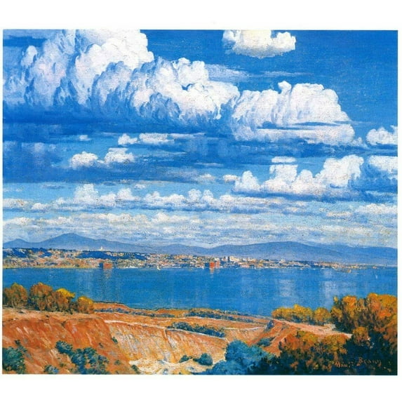 Bay And City Of San Diego-Braun - CANVAS OR FINE PRINT WALL ART