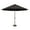 Black, variant on Simply Shade Lanai Pro Octagon Auto Tilt with Starlight Umbrella in Bronze/Black