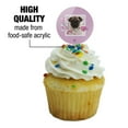 thumbnail image 3 of Cute Pug Puppy Dog Love Cupcake Picks Toppers Decoration Set of 6, 3 of 7