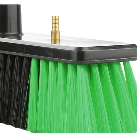 11 Nylon Bristle Brush Head for Superlite Water Fed Poles Firm Bristles with 2 Brass Nozzles Fits Standard Threaded Poles for High Reach Window and Solar Panel Cleaning Spotless Clean 11 Nylon Bristle Brush Head for Superlite Water Fed Poles Firm Bristles with 2 Brass Nozzles Fits Standard Threaded Poles for High Reach Window and Solar Panel Cleaning Spotless Clean