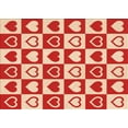 thumbnail image 1 of Ahgly Company Machine Washable Indoor Rectangle Transitional Red Area Rugs, 5' x 7', 1 of 7