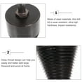 thumbnail image 3 of WRITWAA Log Splitter Tool 1 Set Steel Wood Splitting Bit Assorted Color 30cm, 3 of 6