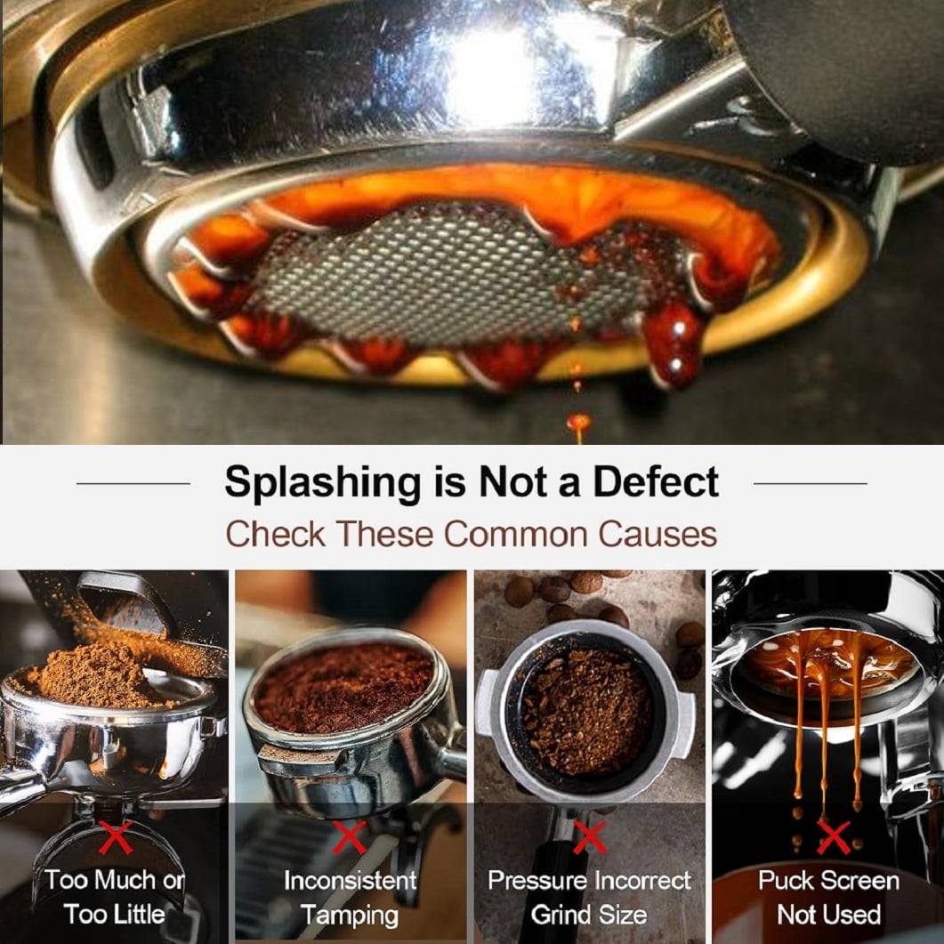 CAPFEI 51mm Bottomless Portafilter 2 Ears Compatible with De'Longhi Stilosa EC260BK | Wooden Handle