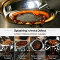 thumbnail image 5 of CAPFEI 51mm Bottomless Portafilter 3 Ears Compatible with CASABREWS CM5418, 3700Essential, Mr. Coffee Espresso and Cappuccino Machine, Wirsh Espresso | Stainless Steel Filter Basket 0.3mm Pores, 5 of 9