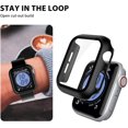 thumbnail image 5 of [2 Pack] L K Case for Apple Watch 40mm Series 4/5 Built-in Tempered Glass Screen Protector, All-Around Ultra-Thin, 5 of 5
