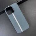 thumbnail image 1 of Luxury Carbon Fiber Pattern Case For iPhone 16 15 14 Plus 13 12 11 Pro Max Matte Armor Shockproof Protective Hard Bumper Cover Gray Blue For iPhone 11 ProMax, 1 of 6