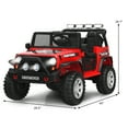 thumbnail image 2 of Gymax 12V Electric Kids Ride On Car Truck w/ MP3 Horn 2.4G Remote Control Red, 2 of 10
