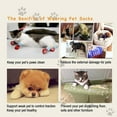 thumbnail image 4 of Calcetines navideños para perros, aptos para uso en interiores, 4 piezas de protectores de patas para mascotas, 4 of 5