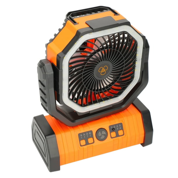 Ventilador de Campamento, Ventilador de Carpa de Iluminación USB recargable para viajar