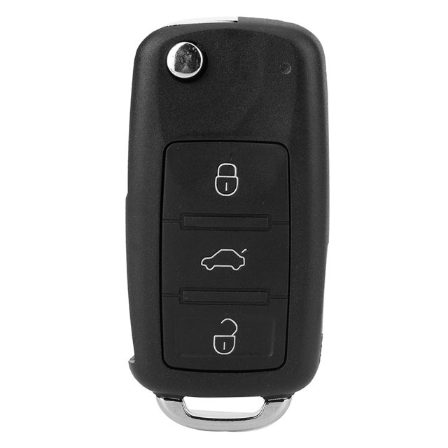 + 1 botones plegable Flip Car Key Fob Case Shell cubierta accesorios de repuesto