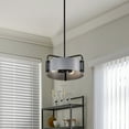 thumbnail image 4 of Nuvo Lighting Altos 3 Light Small Pendant - Gray and Matte Black Finish, 4 of 12