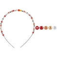 thumbnail image 7 of Naler 500Pcs 6mm Pearl Beads for Female DIY Jewelry Making Vase Fillers Table Scatter Wedding Birthday Party Home Decoration, 4 Colors (Red and White Theme),, 7 of 7