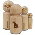 thumbnail image 1 of Dog Puppy Tongue Out Sitting Rubber Stamp for Scrapbooking Crafting Stamping - Medium 1 Inch, 1 of 1