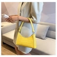 thumbnail image 1 of Bolso De Compras Exquisito, Bolsos De Mano Informales Para Mujer, Bolsos De Hombro De Piel Sintética Para Mujer Con Textura De Color Sólido, Bolso De Mano Para Mujer Monstrate AP006669-01, 1 of 6